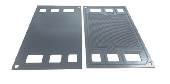 Die dünnsten 2mm Carbon Graphit Platten Flexible Bipolar Platten in Brennstoffzelle